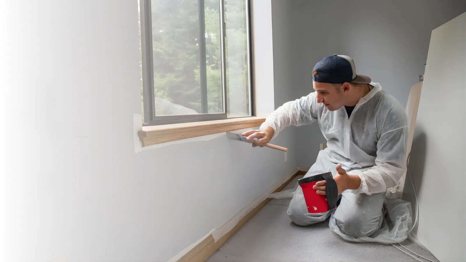 Freshly painted interior room by Expert House Painting